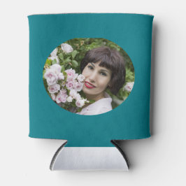 50 jaar en Fabulous Birthday Gold Blauwgroen Blue Blikjeskoeler