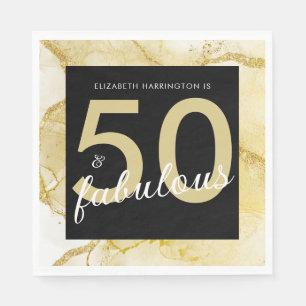 50 jaar en Fabulous Gold Black Servet