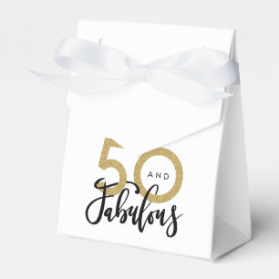 50 jaar en geweldige verjaardag  bedankdoosjes
