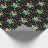 50 jaar en liefhebbend - 50e verjaardag cadeaupapier (Hoek)