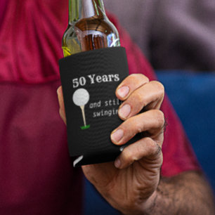 50 jaar en nog steeds Golfbal zwemmen Blikjeskoeler