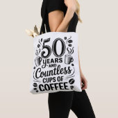 50 Jaar en Ontelbare Koppen Koffie  Tote Bag (Dichtbij)
