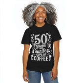 50 Jaar en Ontelbare Koppen Koffie  Tri-Blend Shirt