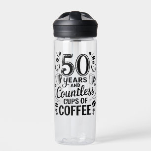 50 Jaar en Ontelbare Koppen Koffie Waterfles