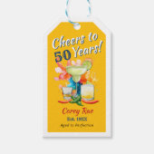 50 jaar feest 50ste verjaardag cadeaulabel (Voorkant)
