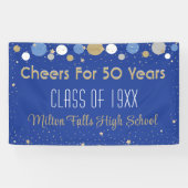 50 jaar feestklas reunion banner (Horizontaal)