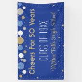 50 jaar feestklas reunion banner (Verticaal)