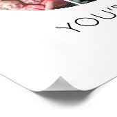 50 jaar Fotocollage Verjaardag, feest Poster (Hoek)