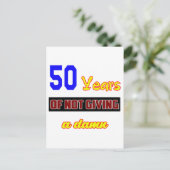 50 jaar geen briefkaart (Staand voorkant)