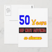 50 jaar geen briefkaart (Voorkant / Achterkant)