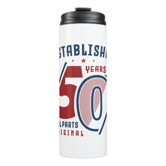 50 jaar geleden opgericht | Vogeldag — Gift Idee I Thermosbeker (Voorkant)