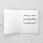 50 jaar genade en schoonheid feestdagen kaart (Binnen)