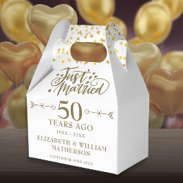 50 Jaar Getrouwd Gouden Trouwdag Bedankdoosjes