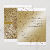 50 jaar gevierd, RSVP Response Kaart (Voorkant / Achterkant)