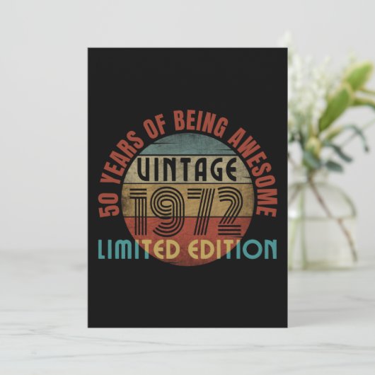 50 jaar geweldig zijn   kaart (Staand voorkant)