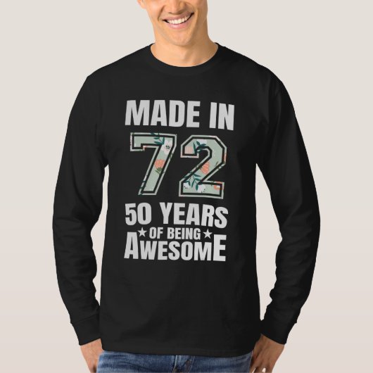 50 jaar Geweldige 50-jarige Mannen T-shirt (Voorkant)