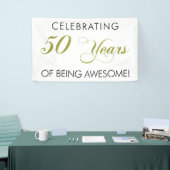 50 jaar Geweldige banner vieren (Beurs)