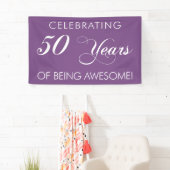 50 jaar Geweldige banner zijn (Insitu)