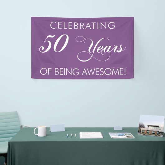 50 jaar Geweldige banner zijn (Beurs)