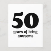50 jaar geweldige flyer (Achterkant)