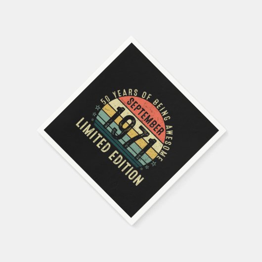 50 jaar Geweldige september 2010 Servet (Hoek)