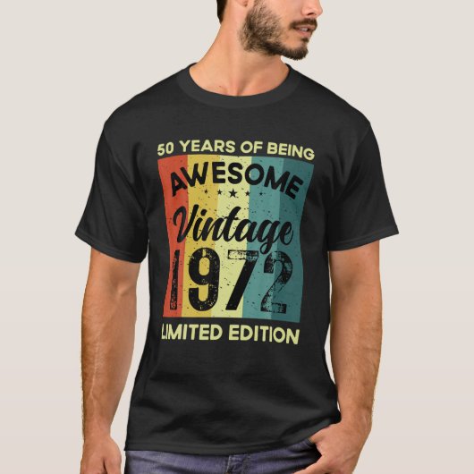 50 jaar Geweldige T S Limited Edition Vint T-shirt (Voorkant)