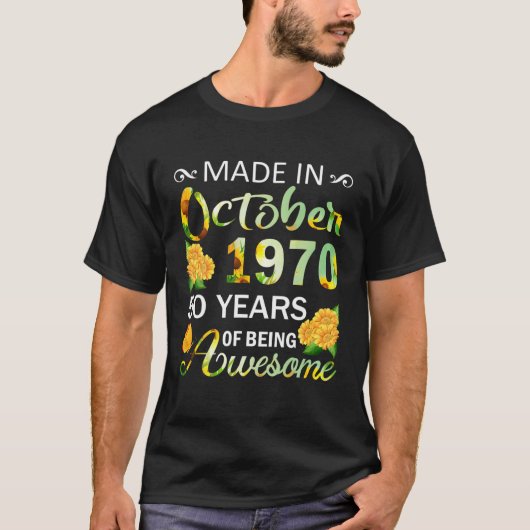 50 jaar Geweldige T-shirt (Voorkant)