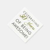 50 jaar Geweldige vieren Servet (Hoek)