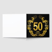 50 jaar Gold Glitter Jubileum Gastenboek (Volledig)