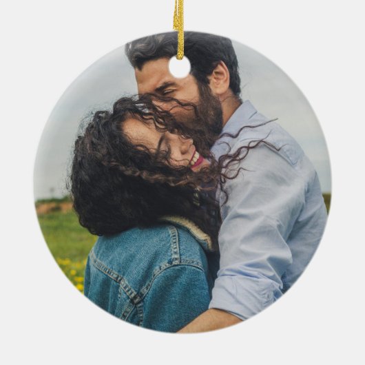 50 jaar Gold Glitter Jubileum Keramisch Ornament (Achterkant)