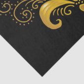 50 jaar Gold Glitter Jubileum Tissuepapier (Detail)