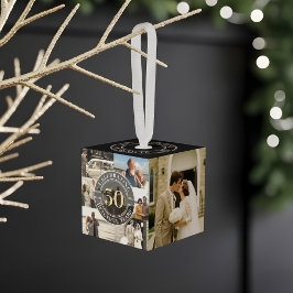 50 Jaar Gouden Jubileum Oneindige Fotocollage Decoratie