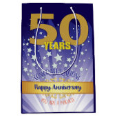 50 jaar herstel Jubileum vet cijfer Medium Cadeauzakje (Voorkant)