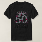 50 jaar Het zijn mijn geboorte vrouwen 50e verjaar T-shirt (Design voorkant)