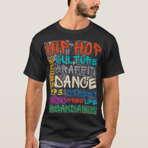 50 jaar Hip Hop Cultuur Graffiti T-shirt