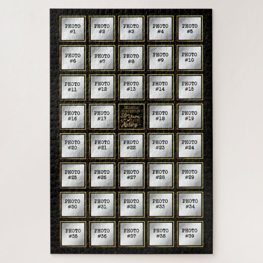50 jaar in de maak, Verjaardag 39 Fotocollage Legpuzzel (Verticaal)