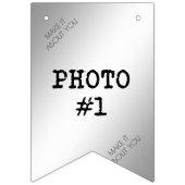 50 jaar in de maak — Verjaardag of Anniv. Foto Vlaggetjes (Tweede vlag)