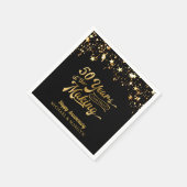 50 JAAR IN DE MAKING 50th Jubileum sterren Servet (Hoek)