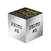 50 JAAR IN HET MAKING 50th Jubileum 4 Foto Kubus (Achter hoekig)