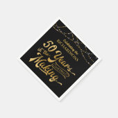 50 JAAR IN HET MAKING 50th Jubileum Servet (Hoek)