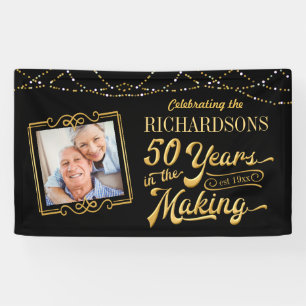 50 jaar in het Making Golden Jubileum Spandoek