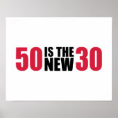 50 jaar is de nieuwe 30 jaar poster (Voorkant)