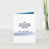 50 Jaar Jonge Vouwkaart Kaart (Voorkant)