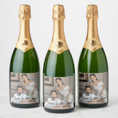 50 jaar Jubileum Party Drink Label Sparkling Wijnetiket (Flessen)