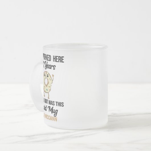 50 jaar Jubileum waardetoevoeging cadeau Mok (Voorkant links)