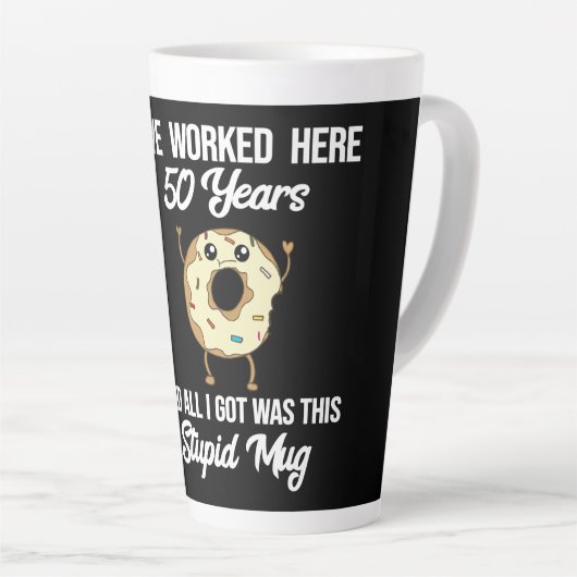 50 jaar Jubileum waardetoevoeging cadeau Mok (Rechterhoek)