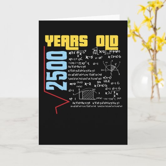 50 jaar kaart (Gele Bloem)