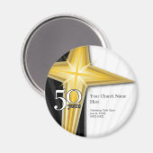 50 Jaar Kerk Jubileum Magneet (Voorkant / Achterkant)