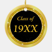 50 Jaar Klasse Reünie Souvenirs, ELK JAAR, KLEUREN Keramisch Ornament (Achterkant)