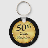 50 jaar klasse reünie, wisselKLEUREN Sleutelhanger (Achterkant)